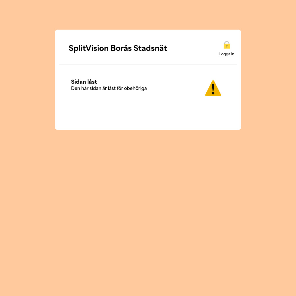 SplitVision Bors Stadsnt SplitVision Bors Stadsnt